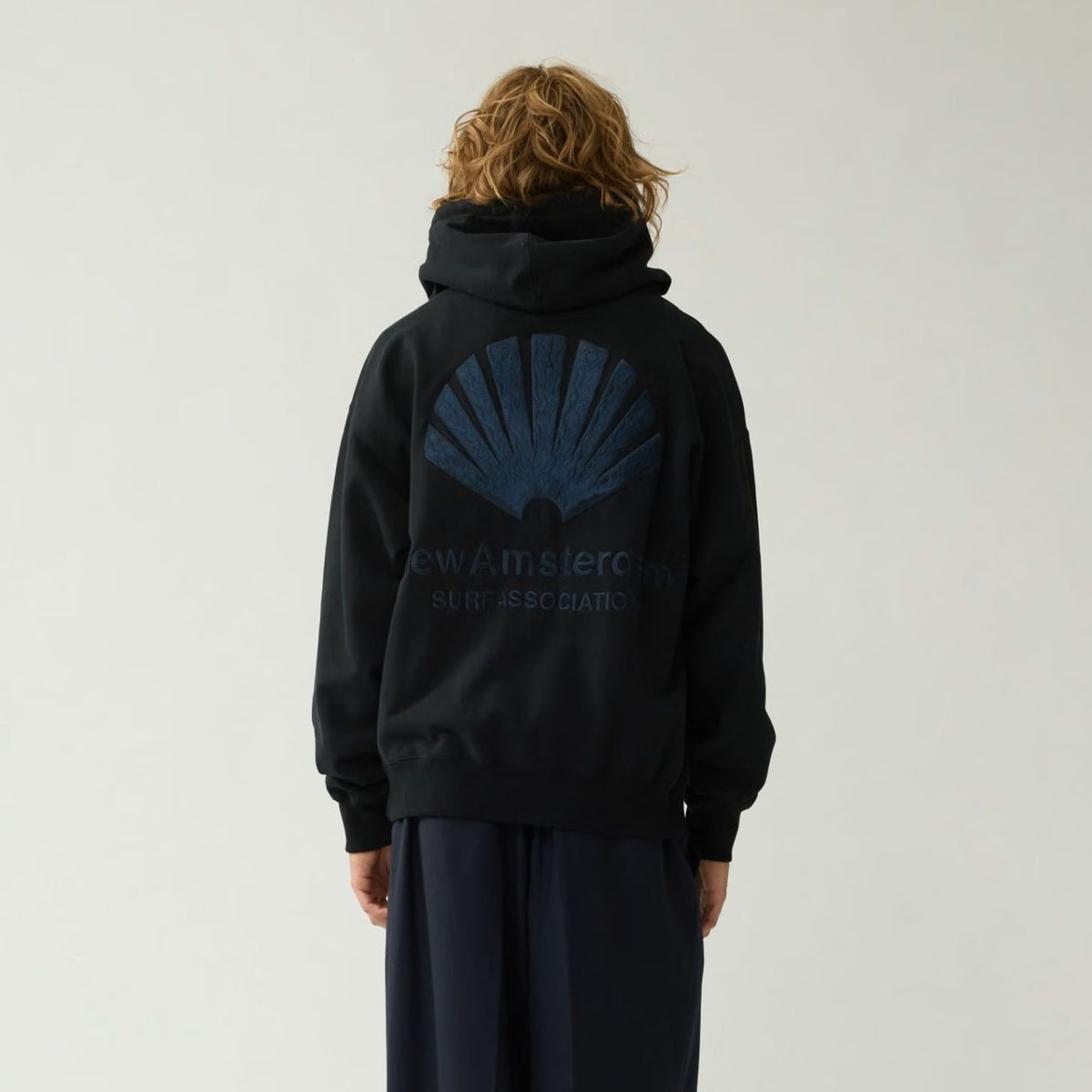 New Amsterdam Surf Association Logo Hoodie Sort