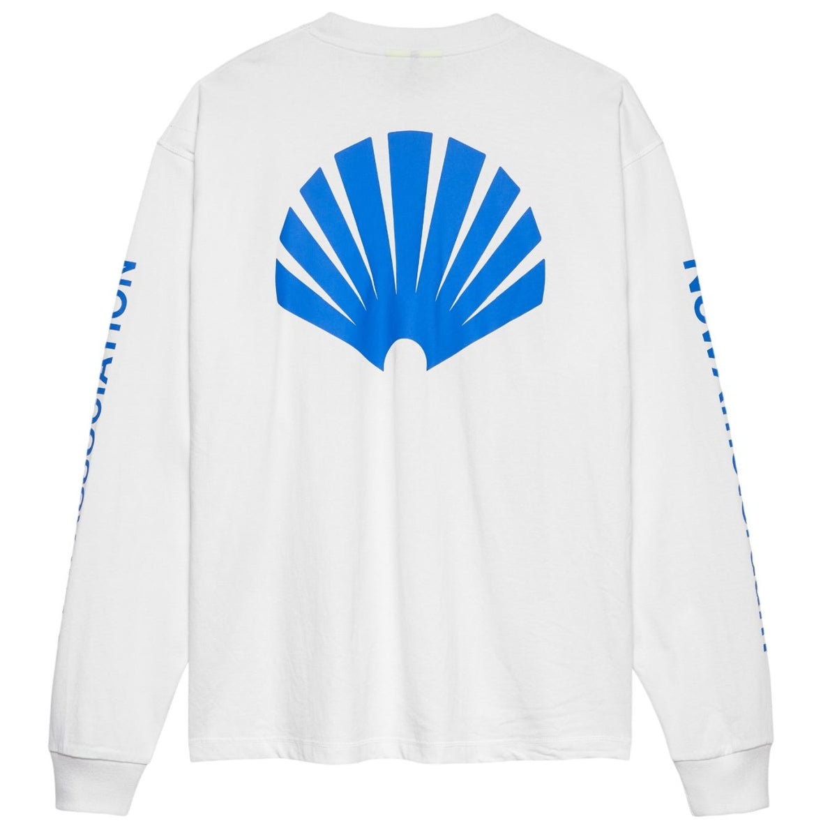 New Amsterdam Surf Association Logo Longsleeve T-shirt Hvid/Blå