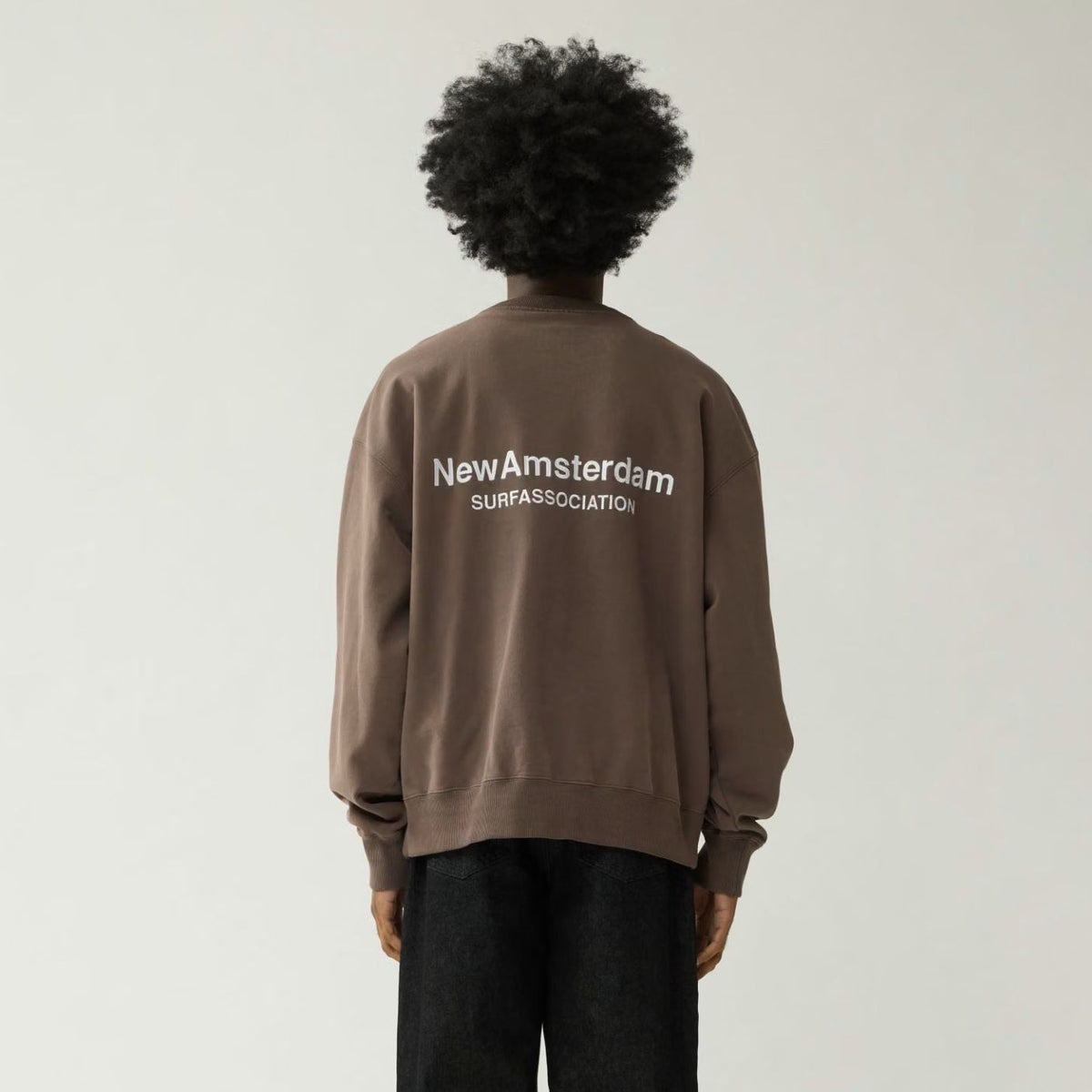 New Amsterdam Surf Association Logo Sweater Brun