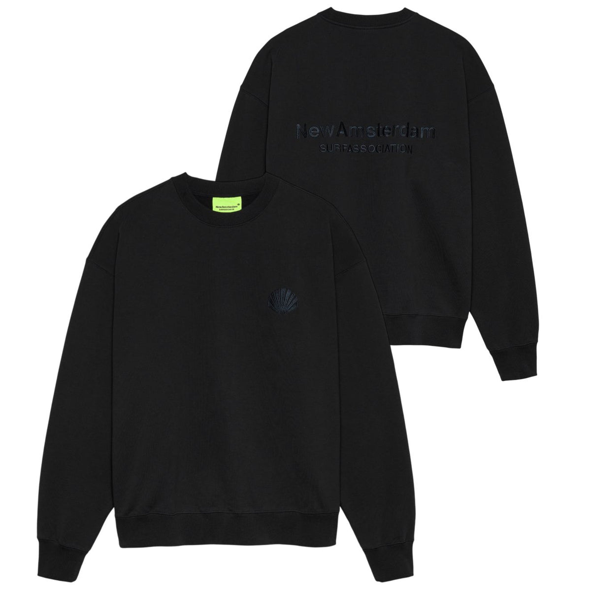 New Amsterdam Surf Association Logo-sweater Sort