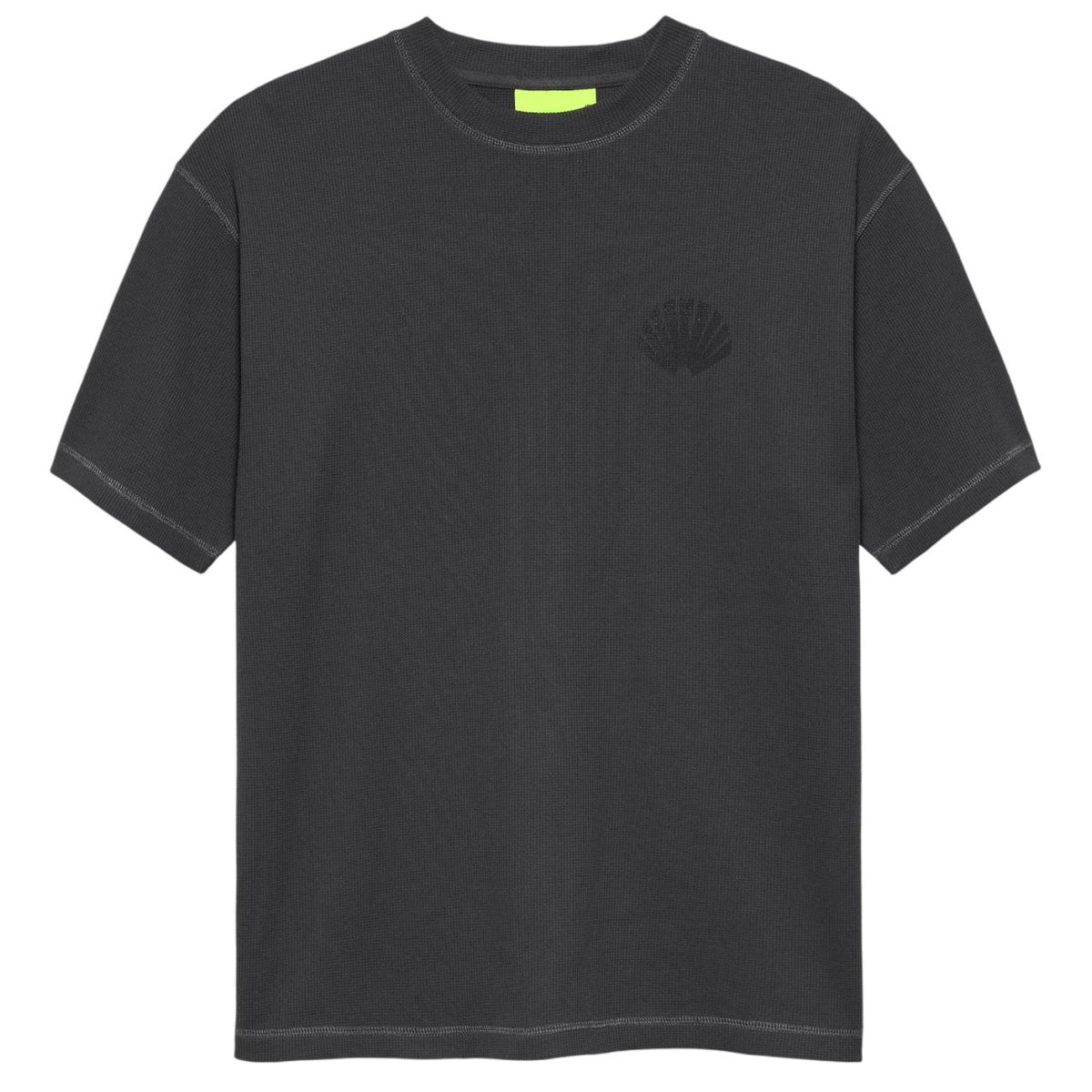 New Amsterdam Surf Association Logo Waffle T-shirt Sort
