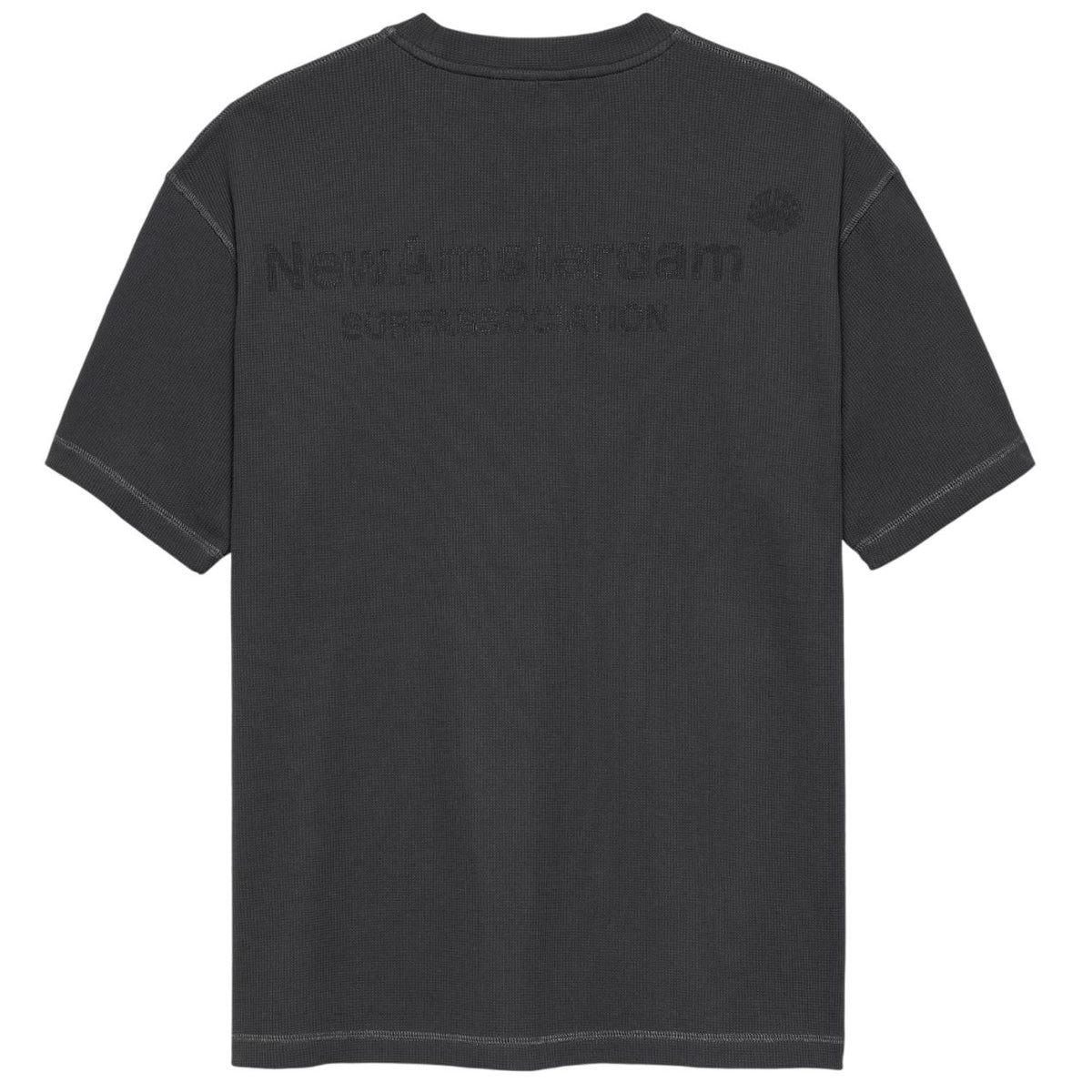 New Amsterdam Surf Association Logo Waffle T-shirt Sort