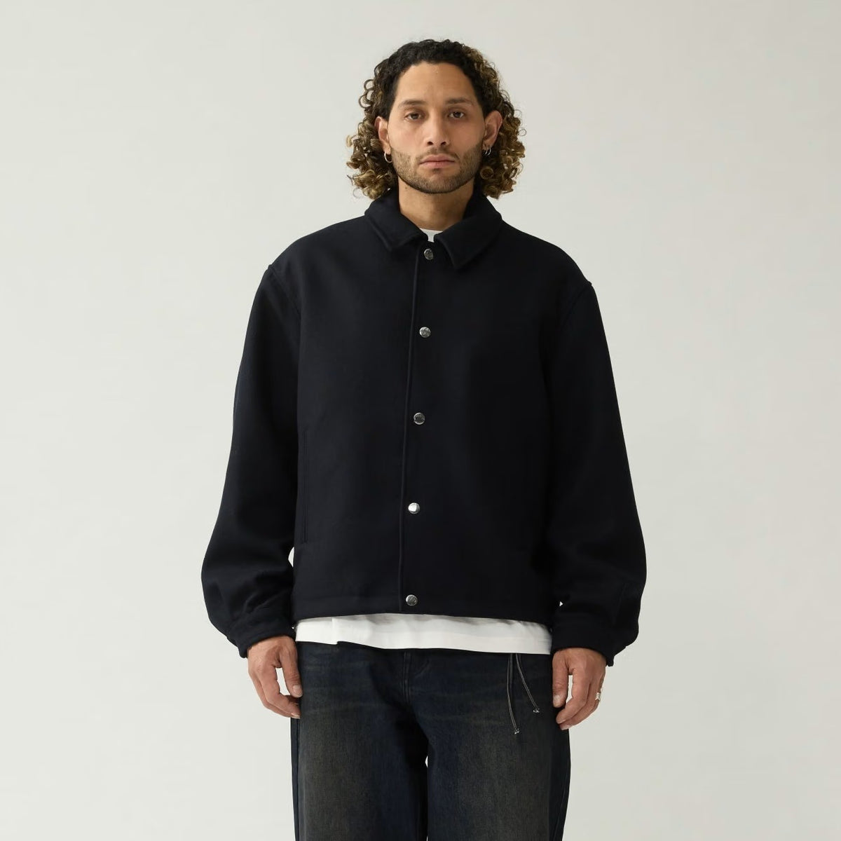 New Amsterdam Surf Association Uld Coach Jakke Sort