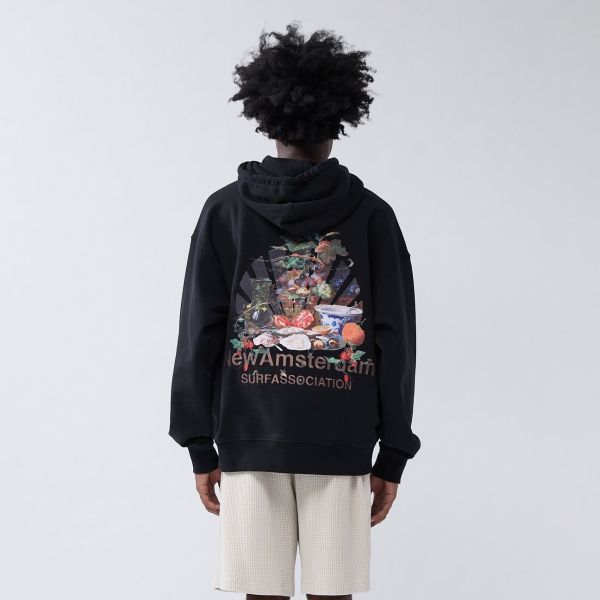 New Amsterdam Surf Association Buffet Hoodie Zwart