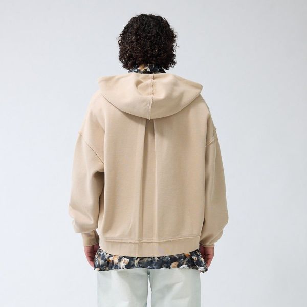 New Amsterdam Surf Association Half Zip Hoodie Beige