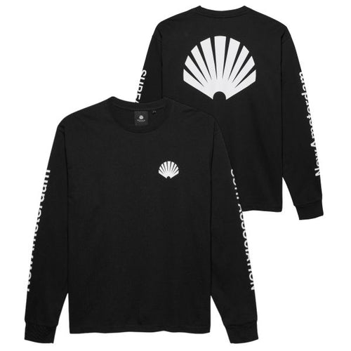 New Amsterdam Surf Association Logo Longsleeve T-shirt Zwart