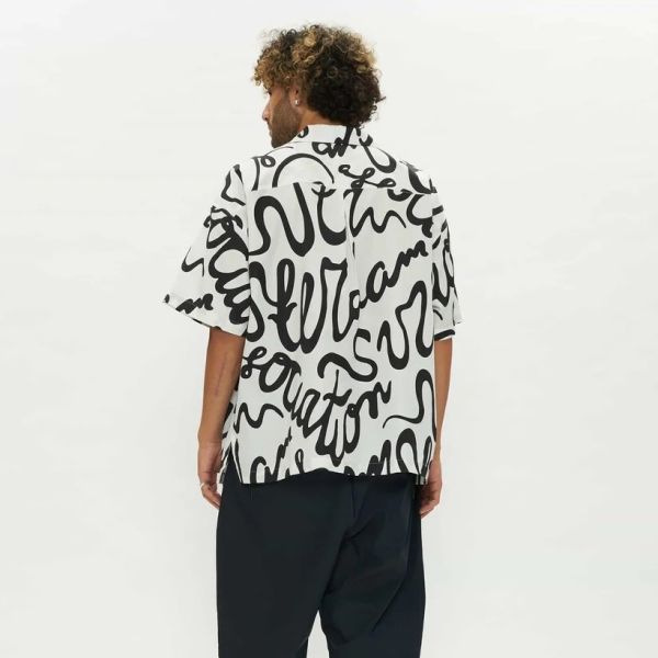 New Amsterdam Surf Association Wijk Tulip Overhemd Zwart/Wit