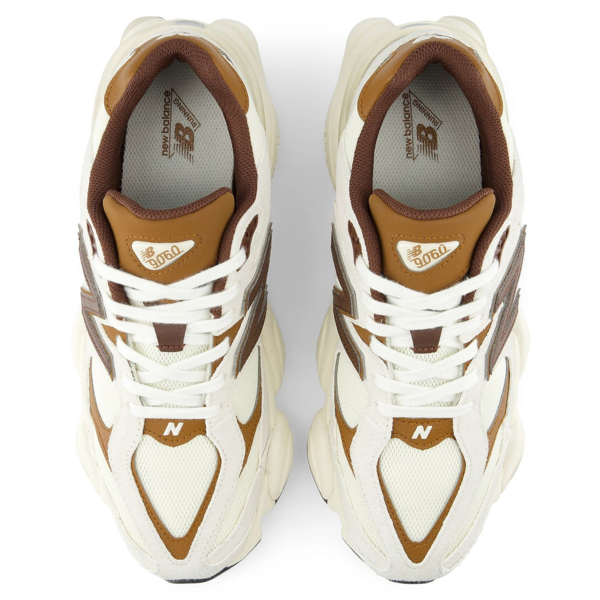 New Balance 9060 Sneaker Hvid/Brun