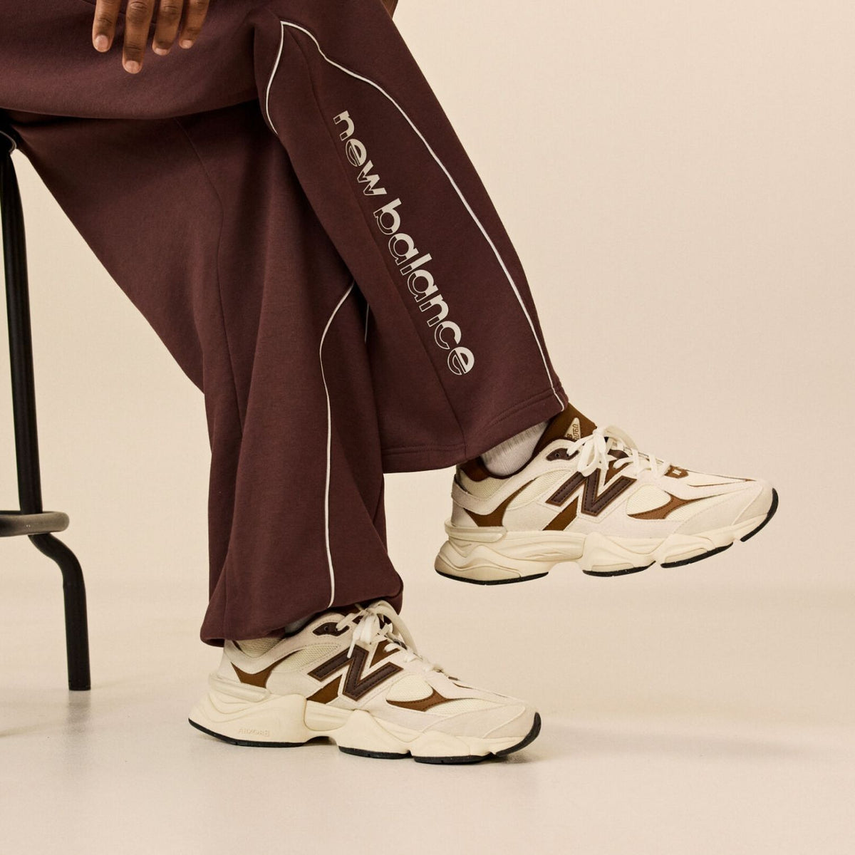 New Balance 9060 Sneaker Hvid/Brun
