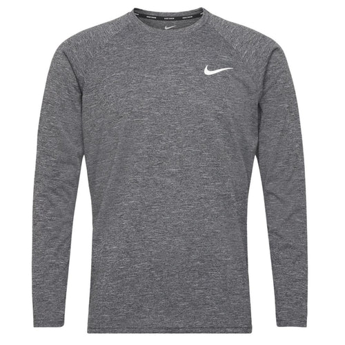 Nike Heathered Hydroguard Longsleeve T-shirt Zwart