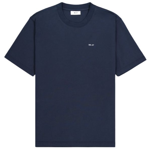 NN.07 Adam EMB T-shirt Navy