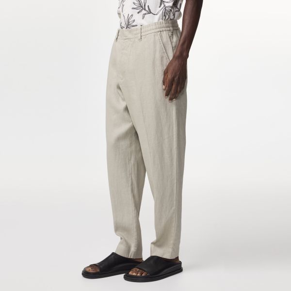 NN.07 Billie Linen Broek Beige
