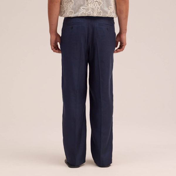NN.07 Kay Linen Broek Bruin