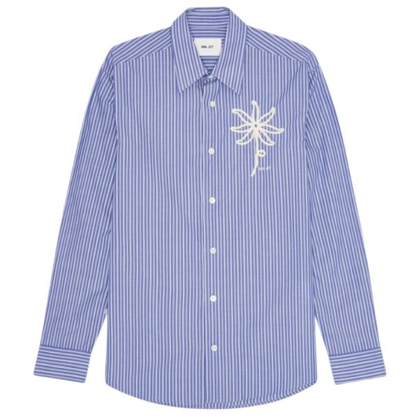 NN.07 Quinsy Overhemd Blauw