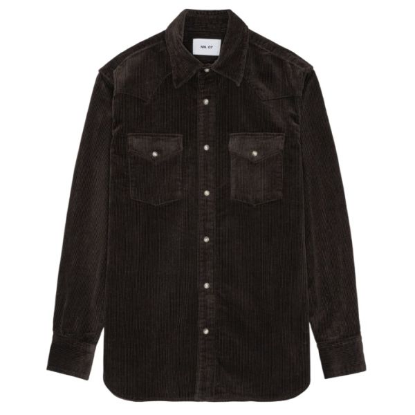 NN.07 Ricky Overshirt Donker Bruin