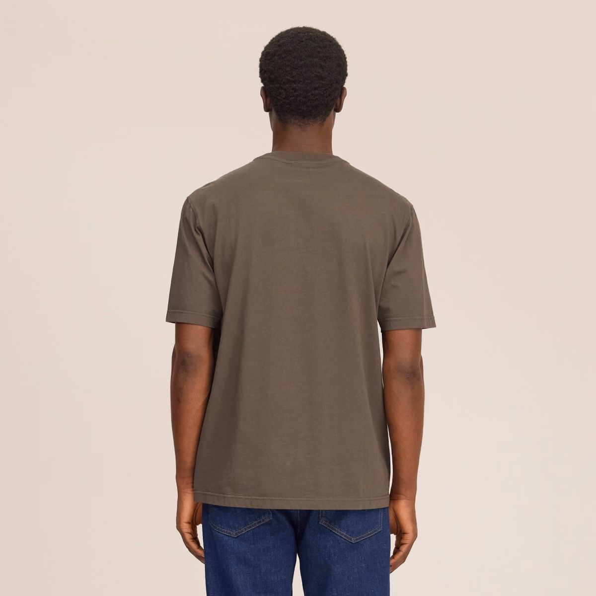 NN.07 Adam EMB T-shirt Mørkegrøn
