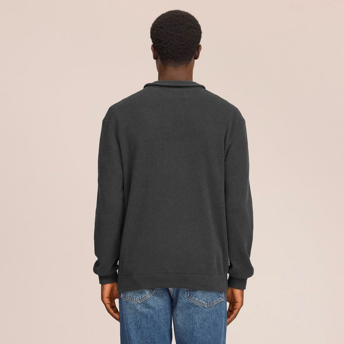 NN.07 Danny Half Zip Sweater Antracit