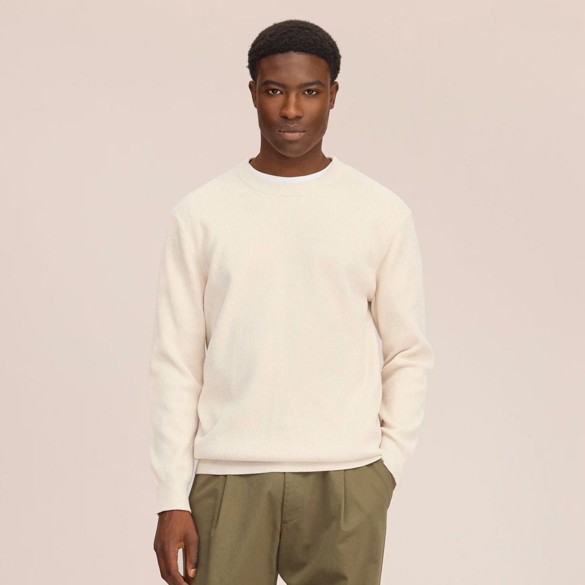NN.07 Danny Striktrøje Off White
