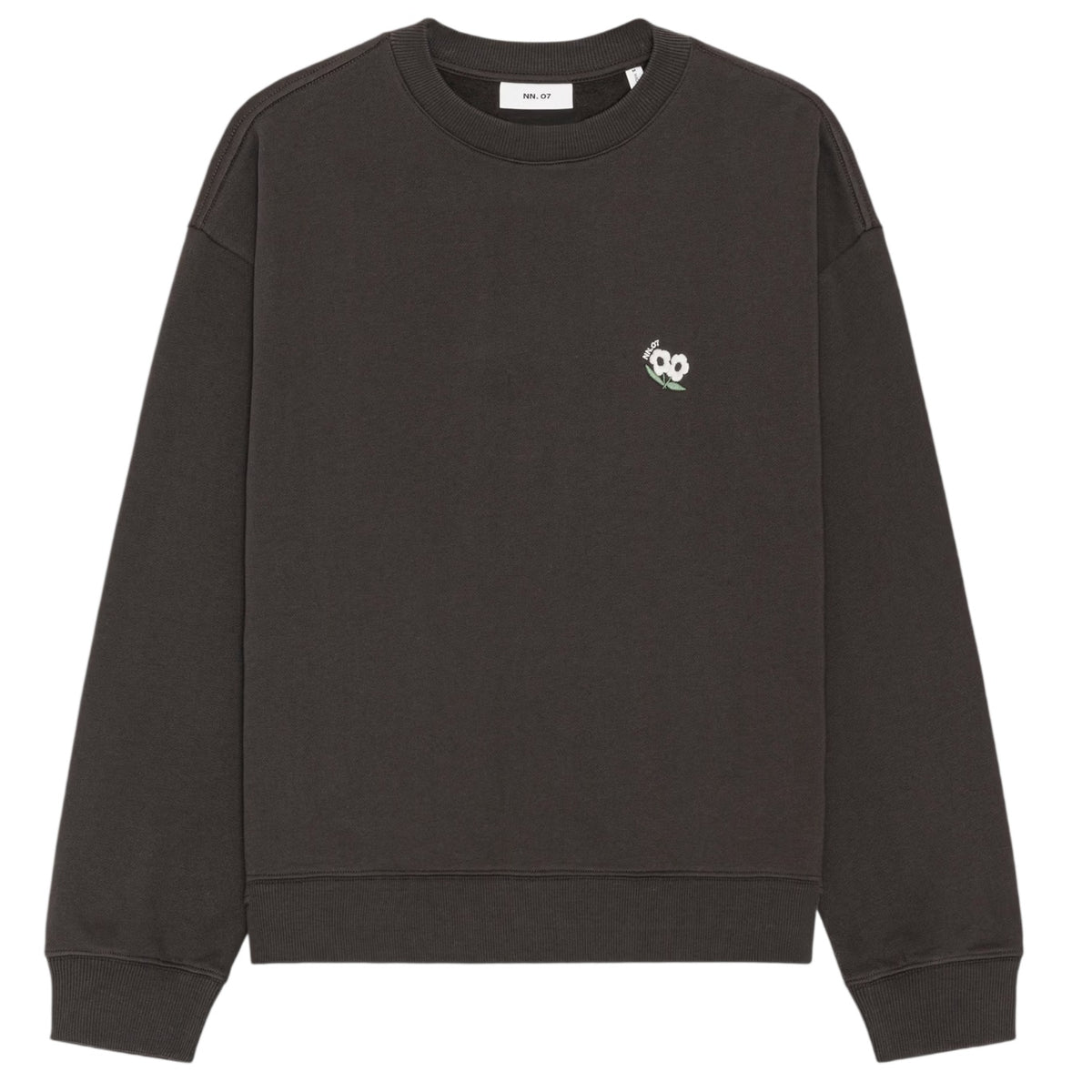 NN.07 David EMB Sweater Brun
