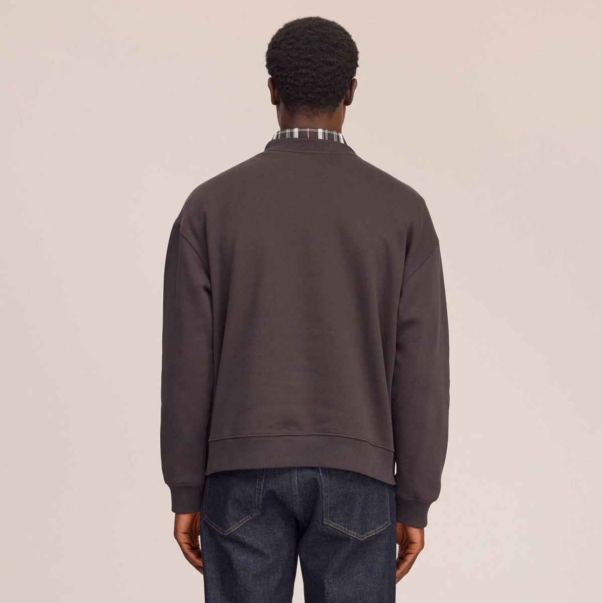 NN.07 David EMB Sweater Brun