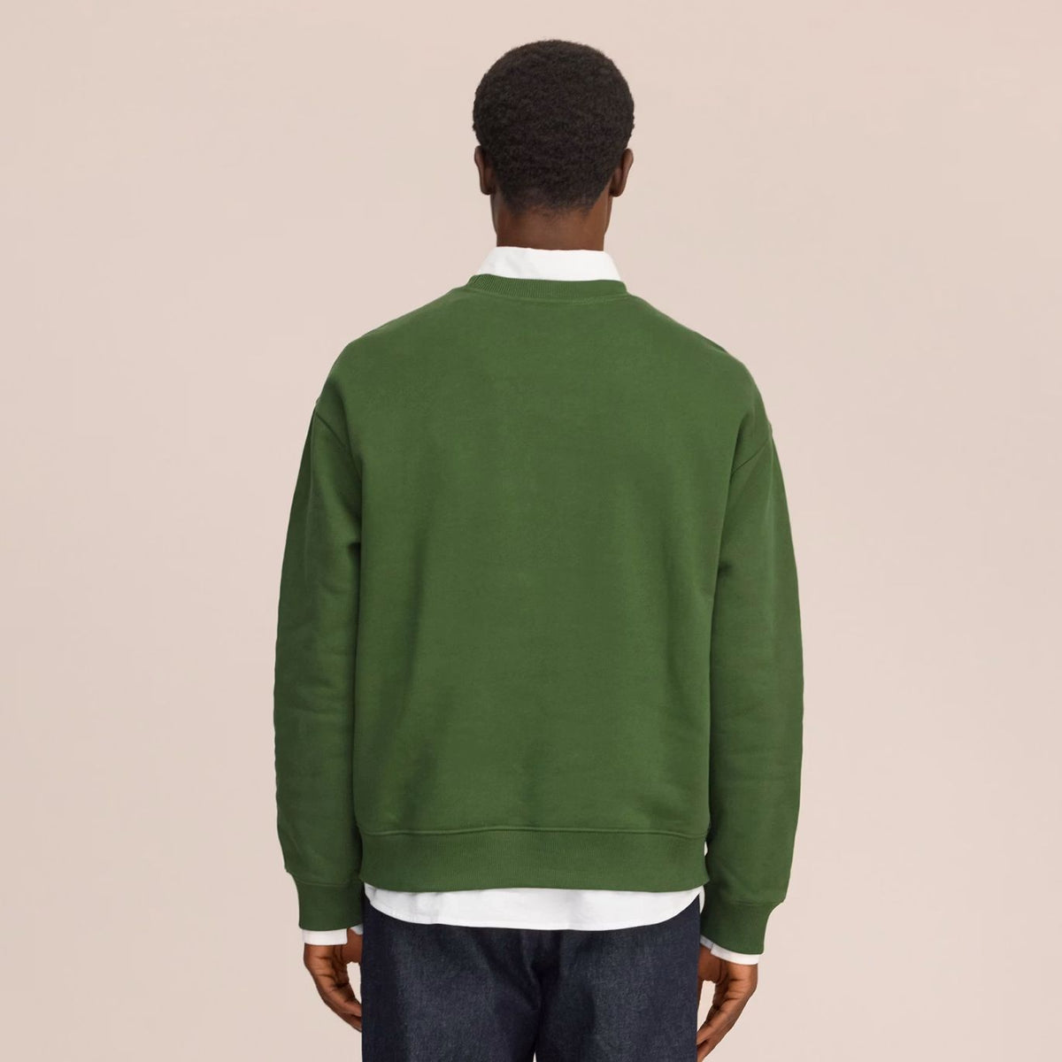 NN.07 David EMB Sweater Grøn