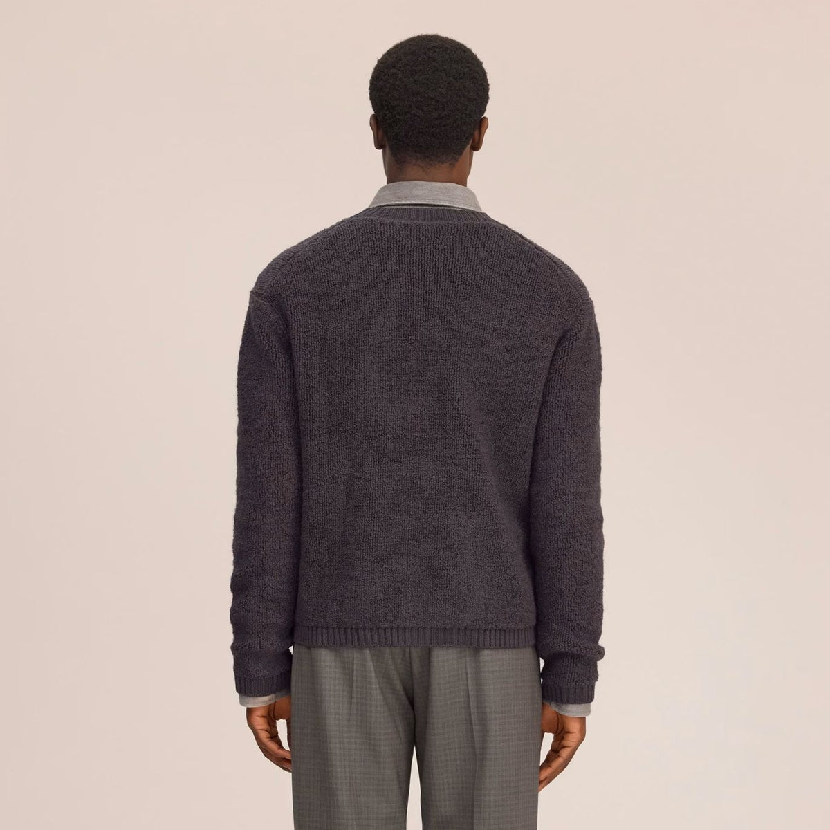 NN.07 Fleece Cardigan Brun