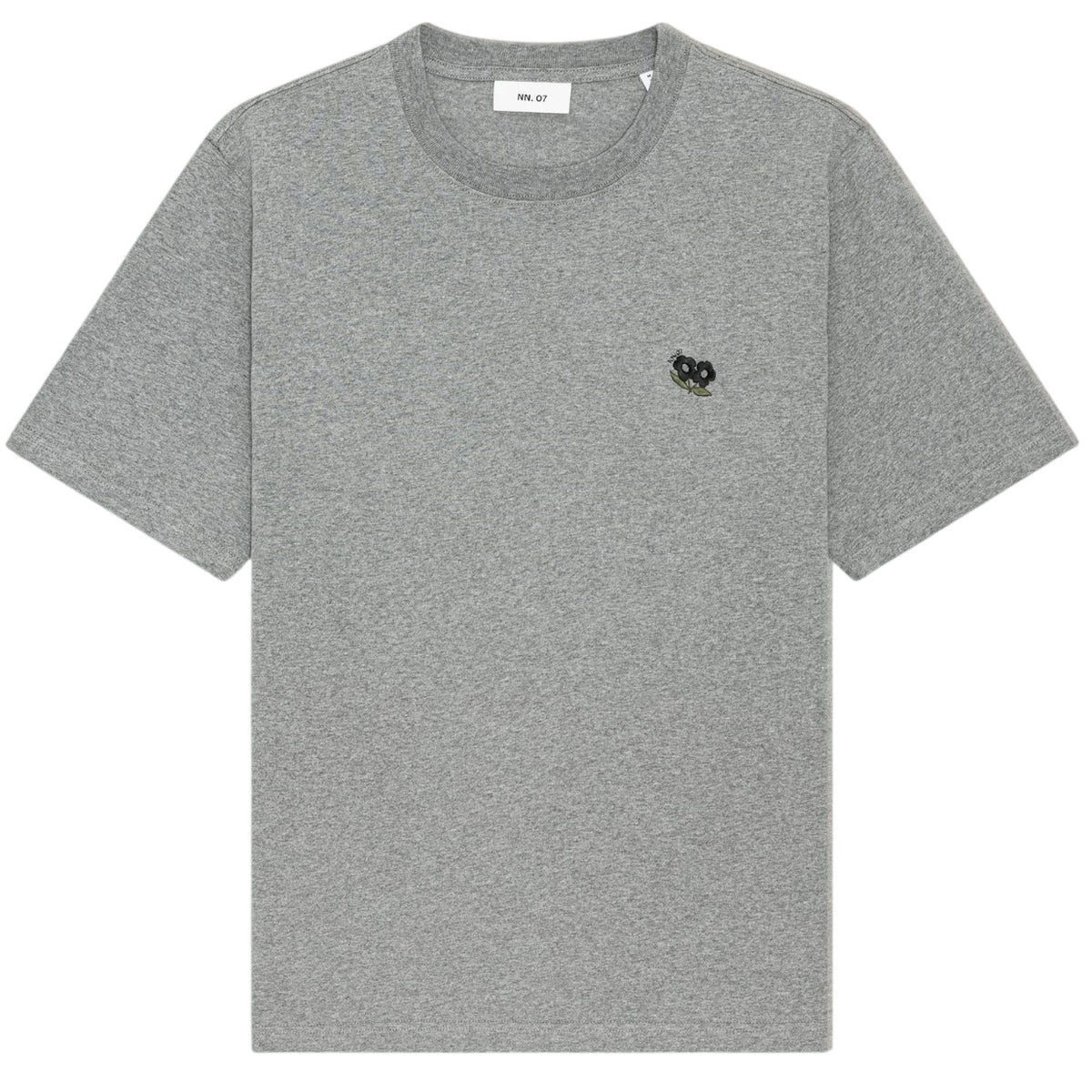 NN.07 Jett Embro T-shirt Grå