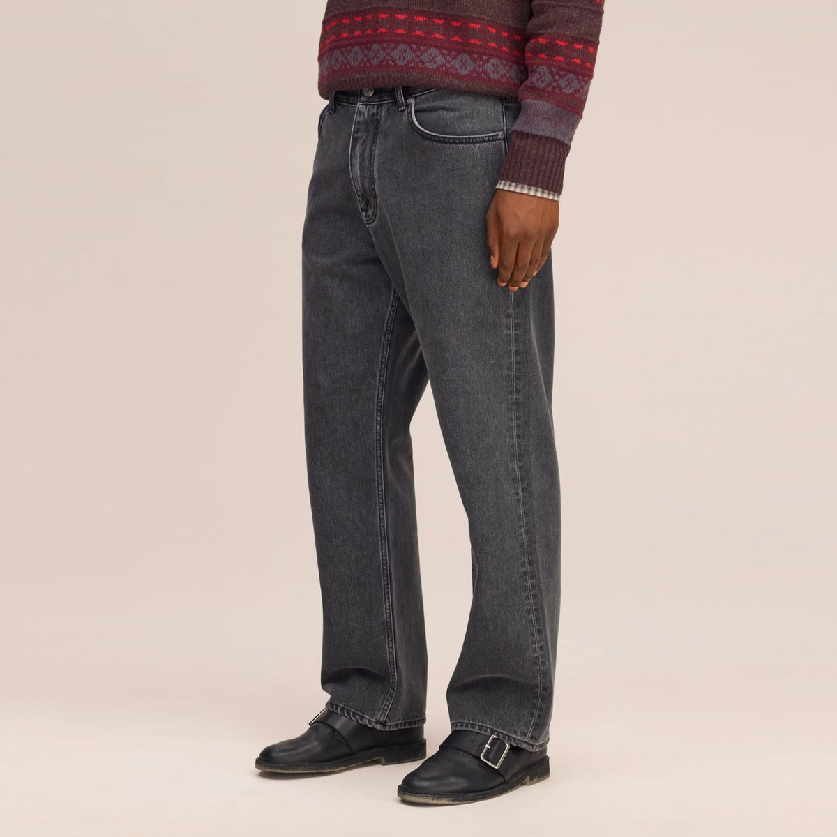 NN.07 Otis Rigid Cotton Jeans Grå