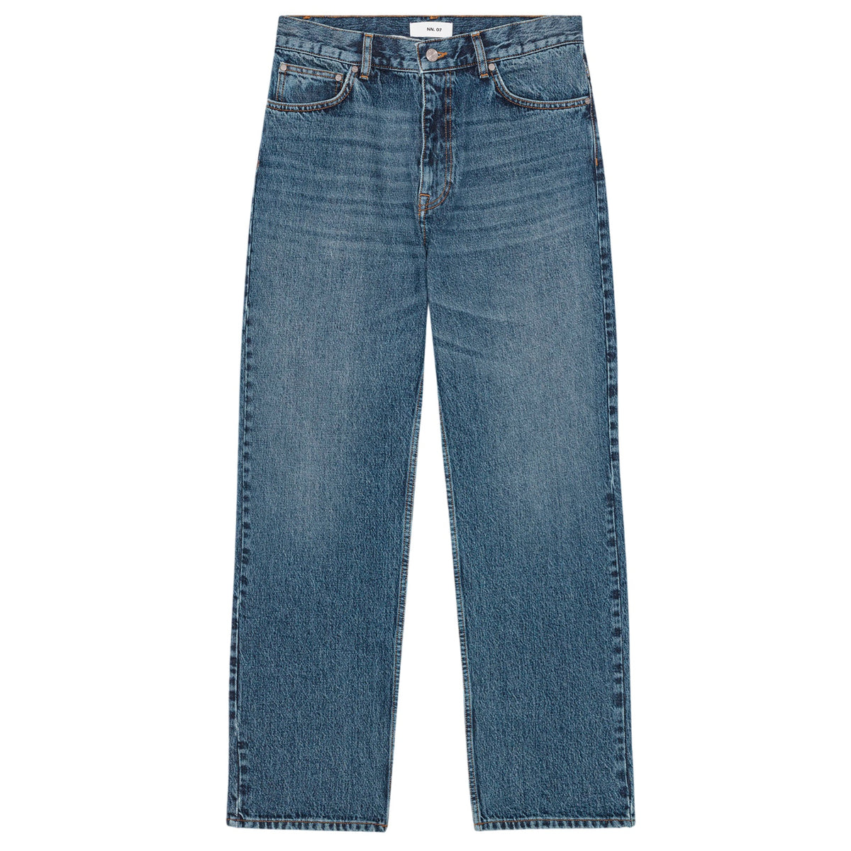 NN.07 Otis Straight Leg Jeans Blå