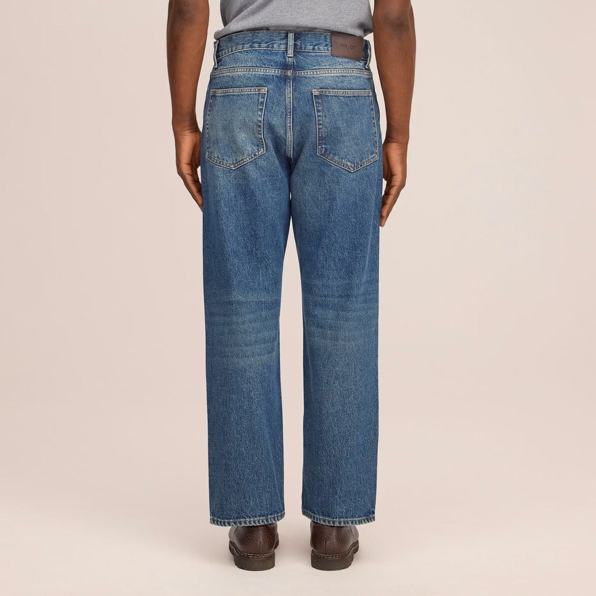 NN.07 Otis Straight Leg Jeans Blå