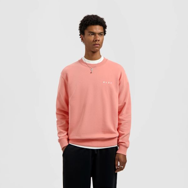 Olaf Brushstroke Face Sweater Coral