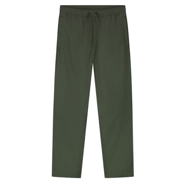 Olaf Crinkle Nylon Trainingsbroek Donker Groen