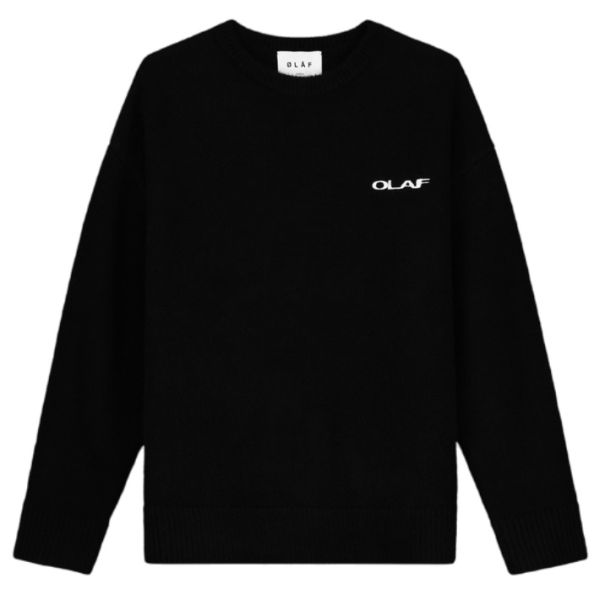 Olaf Drift Knitted Sweater Zwart