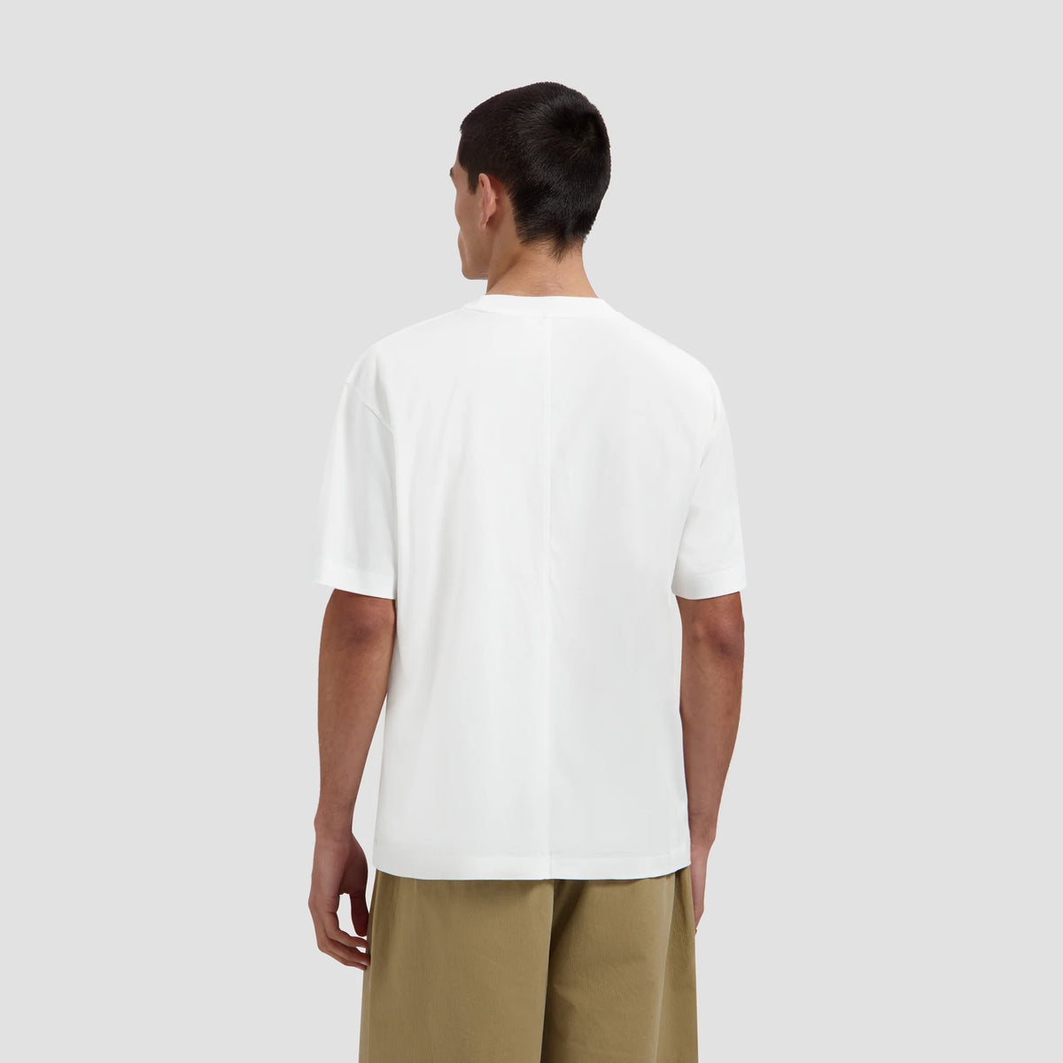 Olaf Monogram Boxy T-shirt Wit