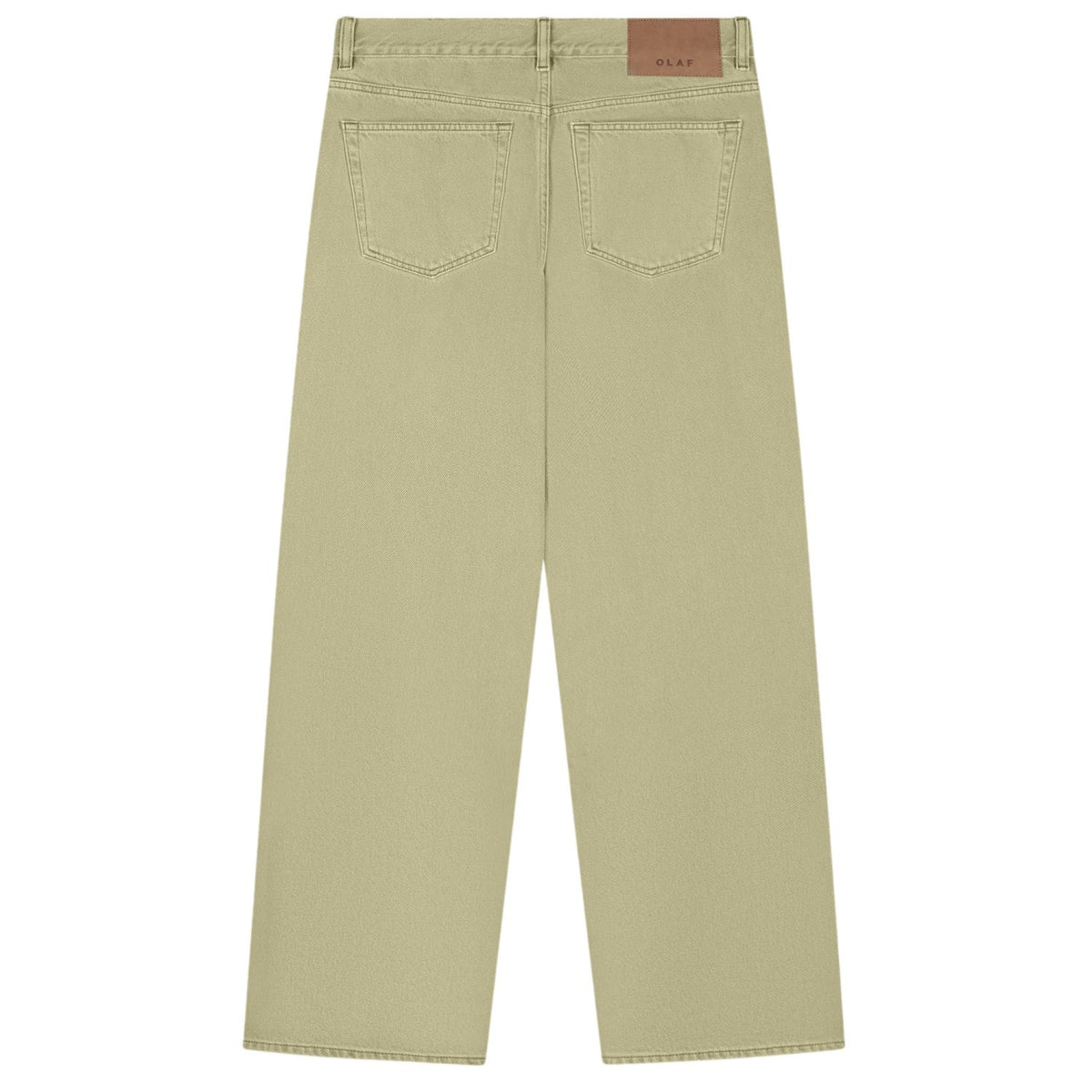 Olaf Relaxed Jeans Licht Groen