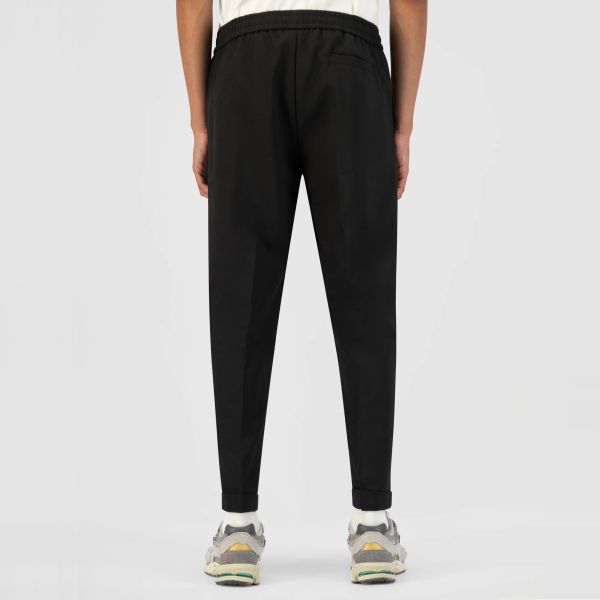 Olaf Slim Elasticated Broek Zwart