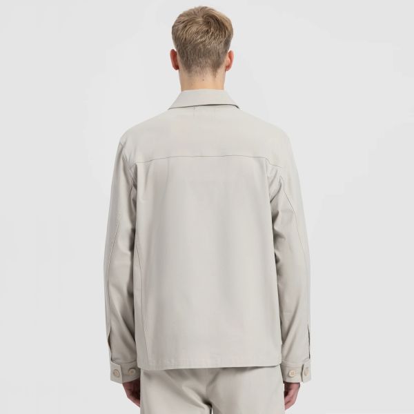 Olaf Workwear Overshirt Licht Grijs