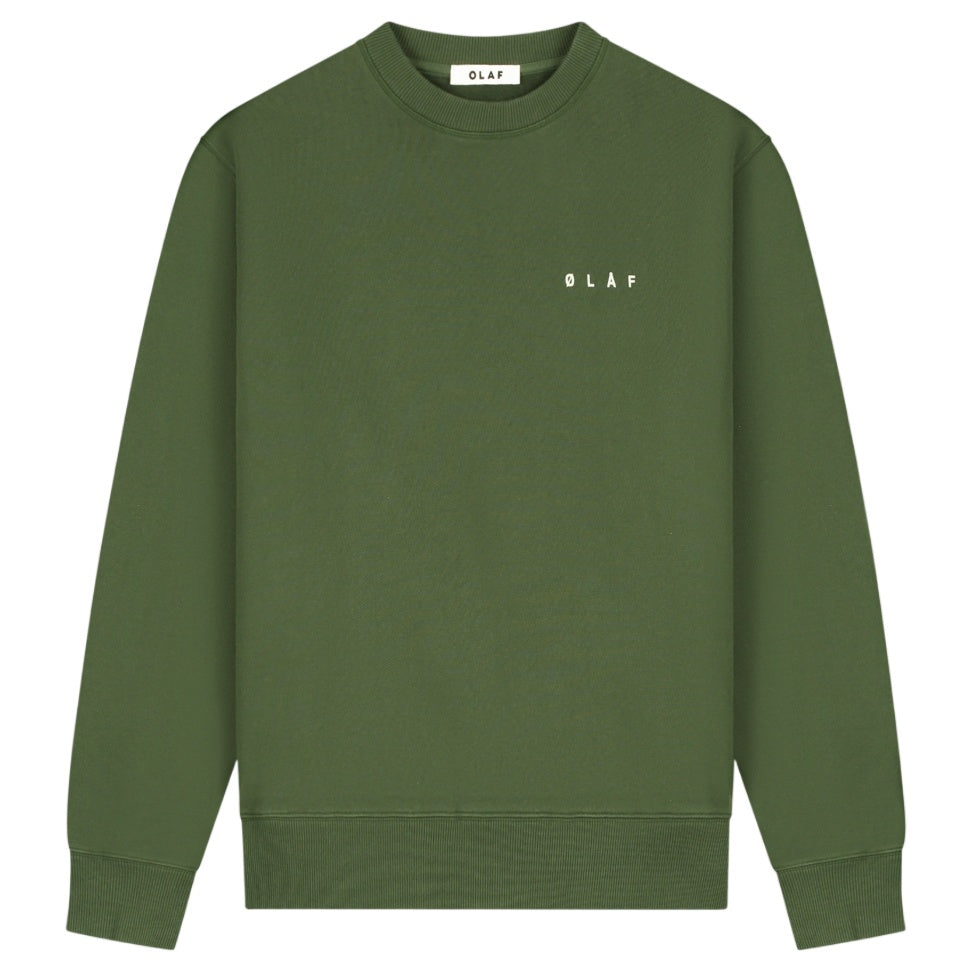 Olaf Doily Face Sweater Grøn