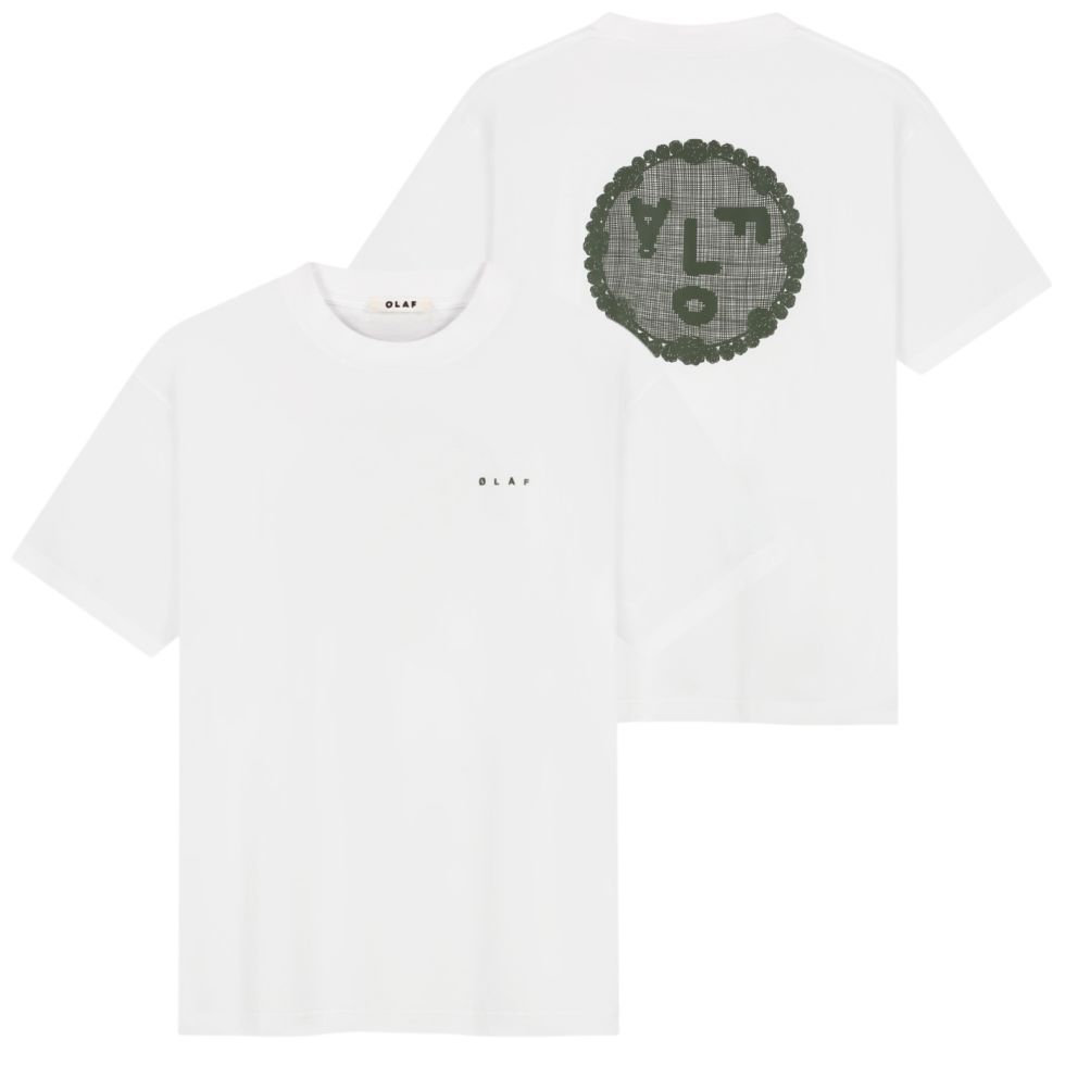 Olaf Doily Face T-shirt Hvid