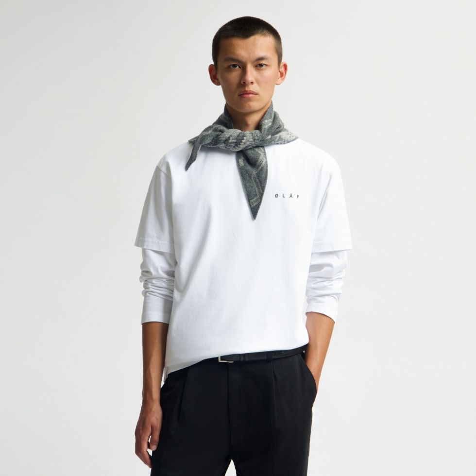 Olaf Doily Face T-shirt Hvid