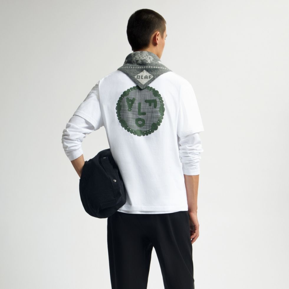Olaf Doily Face T-shirt Hvid