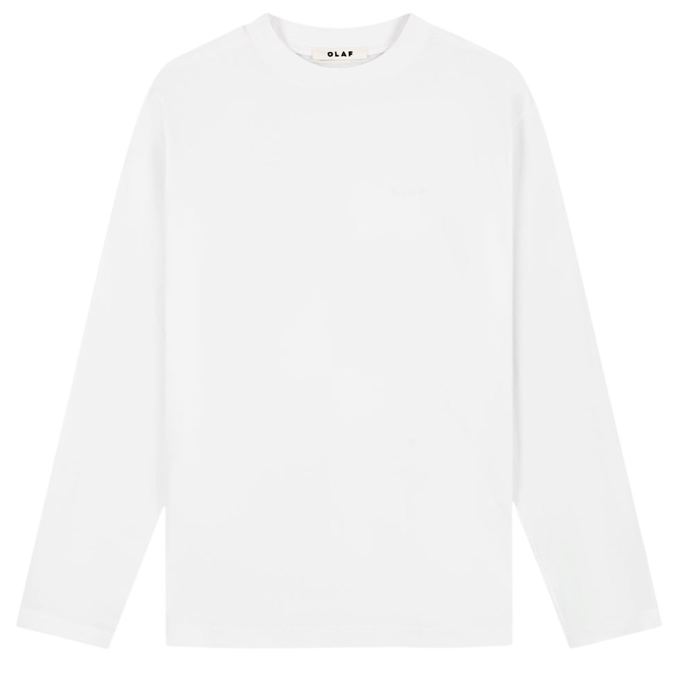 Olaf Doily Langærmet T-shirt Hvid