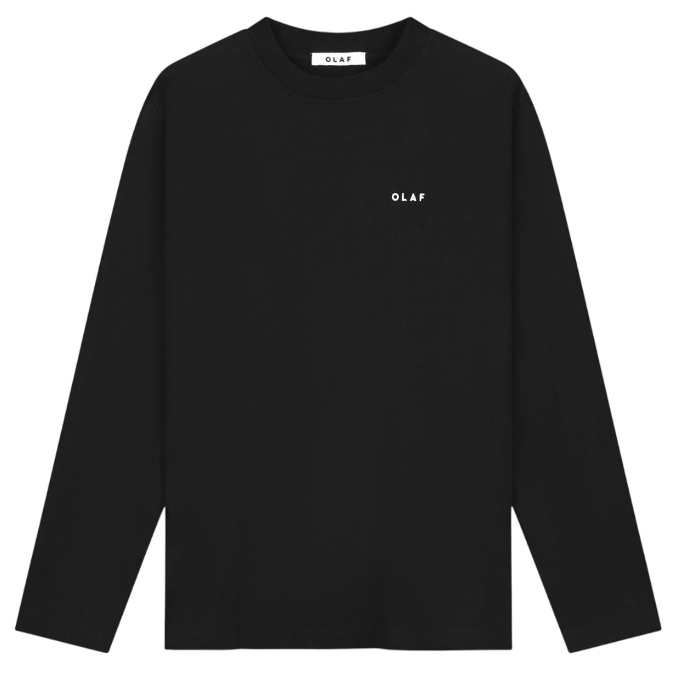 Olaf It's All Relatives Langærmet T-shirt Sort