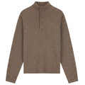 Olaf Strikket Mock Neck Sweater Brun