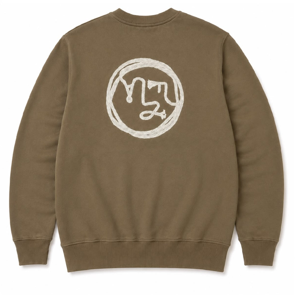 Olaf Lasso Face Sweater Mørkebrun