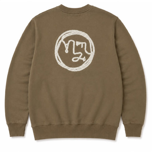 Olaf Lasso Face Sweater Mørkebrun