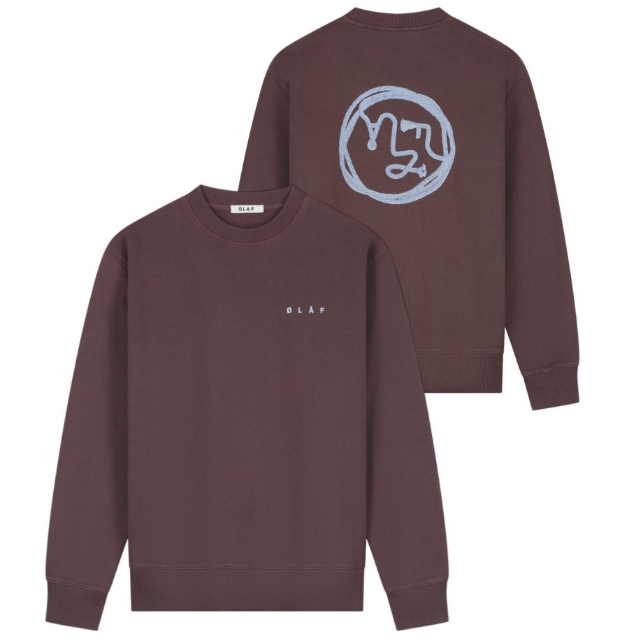 Olaf Lasso Face Sweater Brun