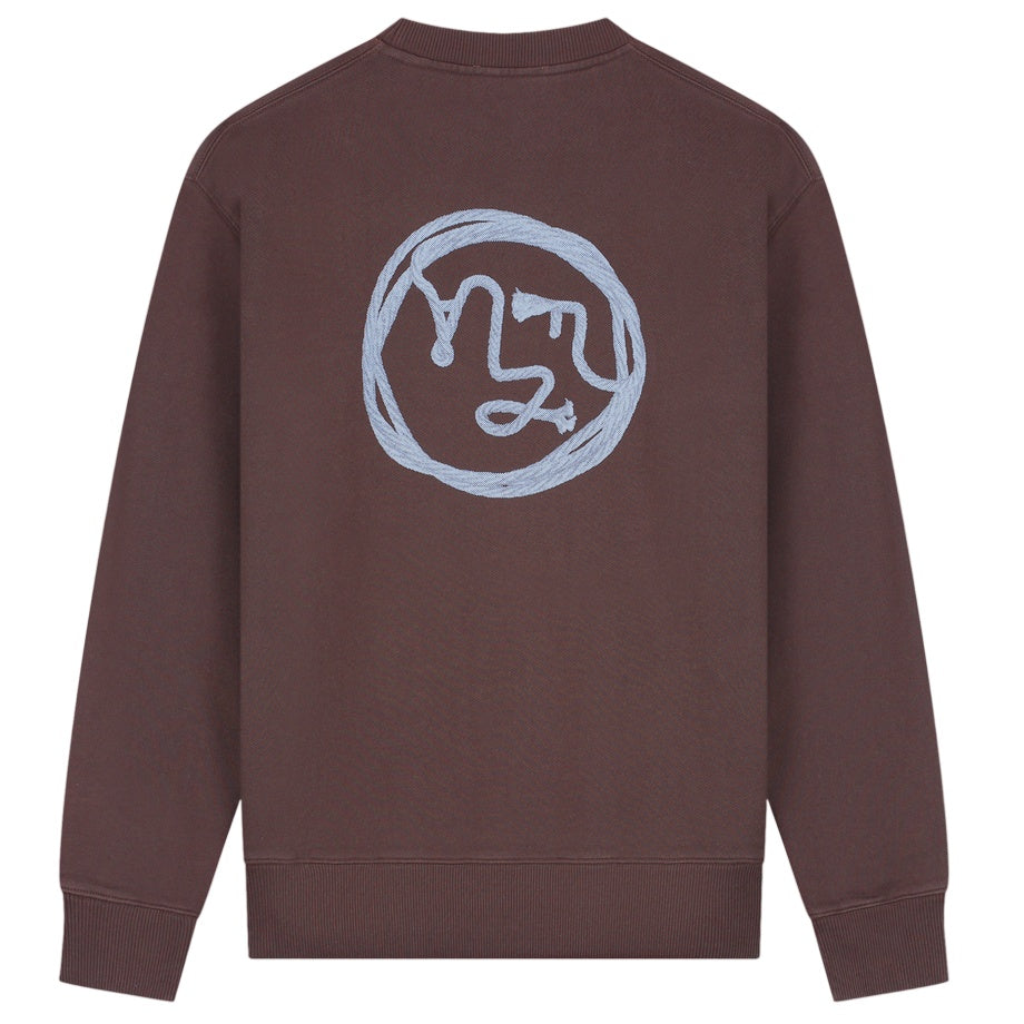 Olaf Lasso Face Sweater Brun