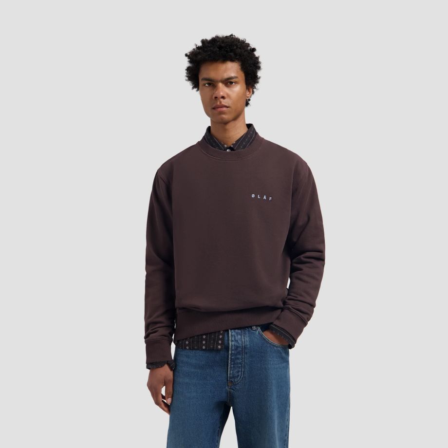 Olaf Lasso Face Sweater Brun