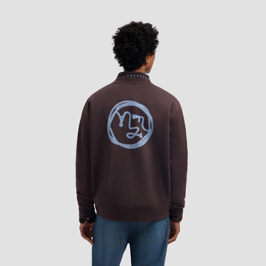 Olaf Lasso Face Sweater Brun